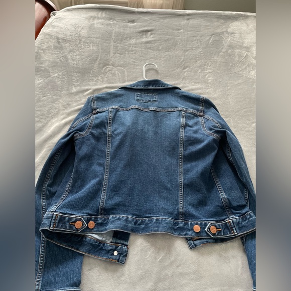 Medium wash jean jacket from loft like new - Picture 10 of 11
